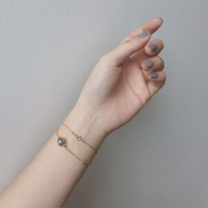Bracelet Pierre de Lune Bleue – Clair de Rêve photo review