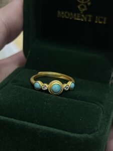 Bague Turquoise – Mirage Éternel, Argent photo review