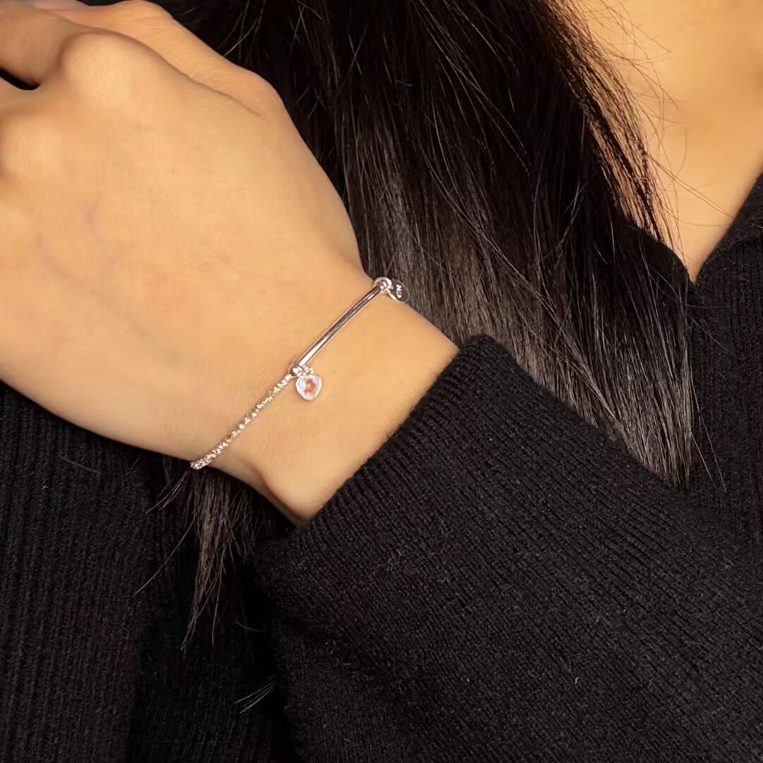 Bracelet Pierre de Lune – Perle de Lune, Argent