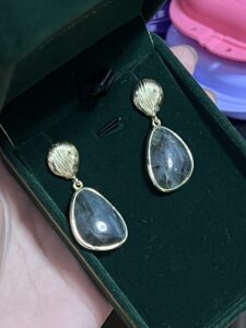 Boucles d'Oreilles Labradorite – Souffle de la Terre photo review