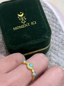 Bague Turquoise – Mirage Éternel, Argent photo review