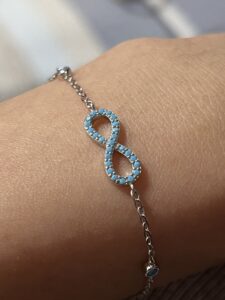 Bracelet Turquoise – Souffle d’Écume, Argent 925 photo review