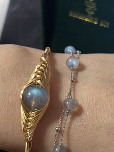 Bracelet Labradorite – Ombre et Lumière, Argent photo review