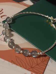 Bracelet Pierre de Lune – Voile des Songes, Argent photo review