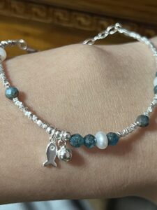 Bracelet Topaze – Poisson d’Azur, Argent 925 photo review