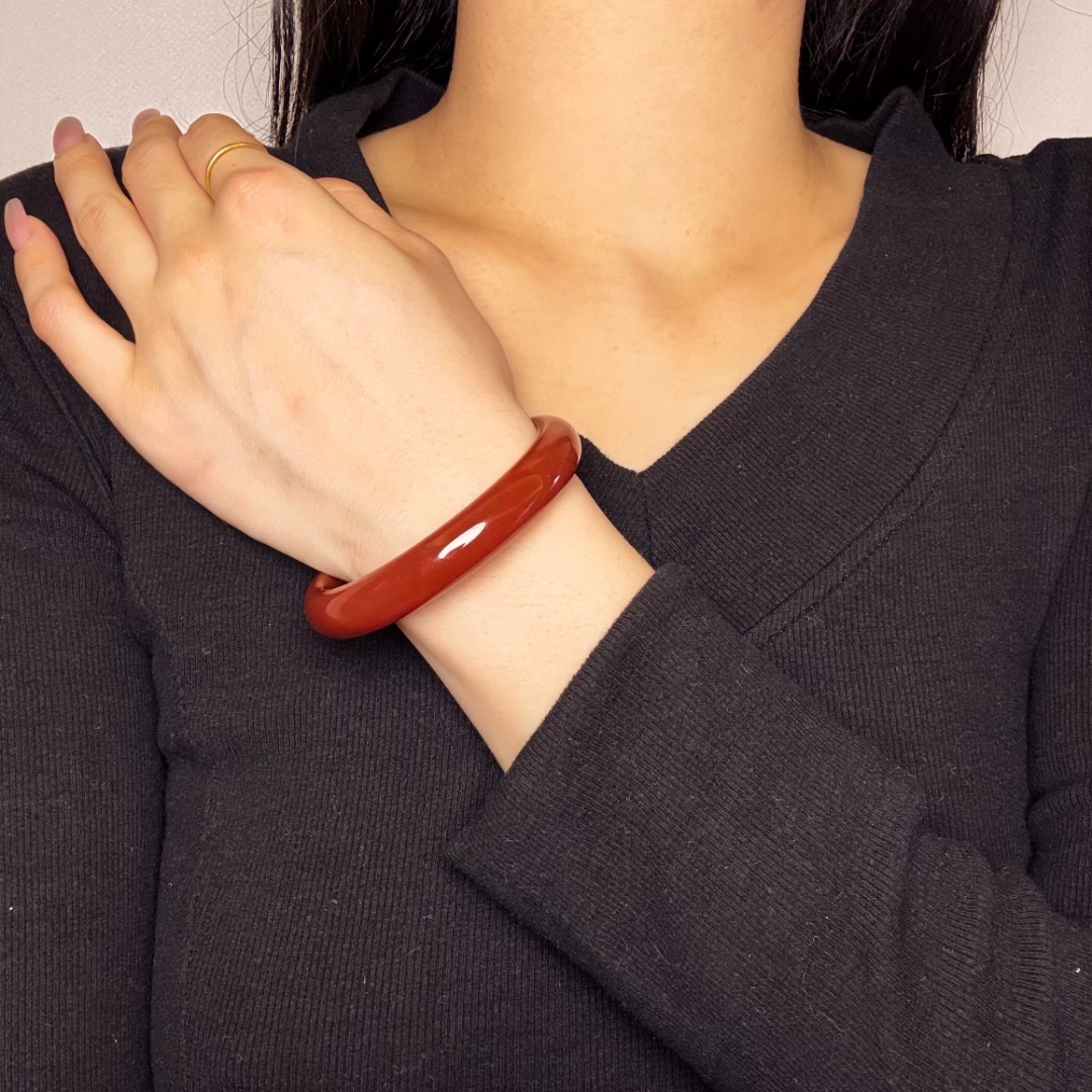 Bracelet Jonc Agate – Force Ardente