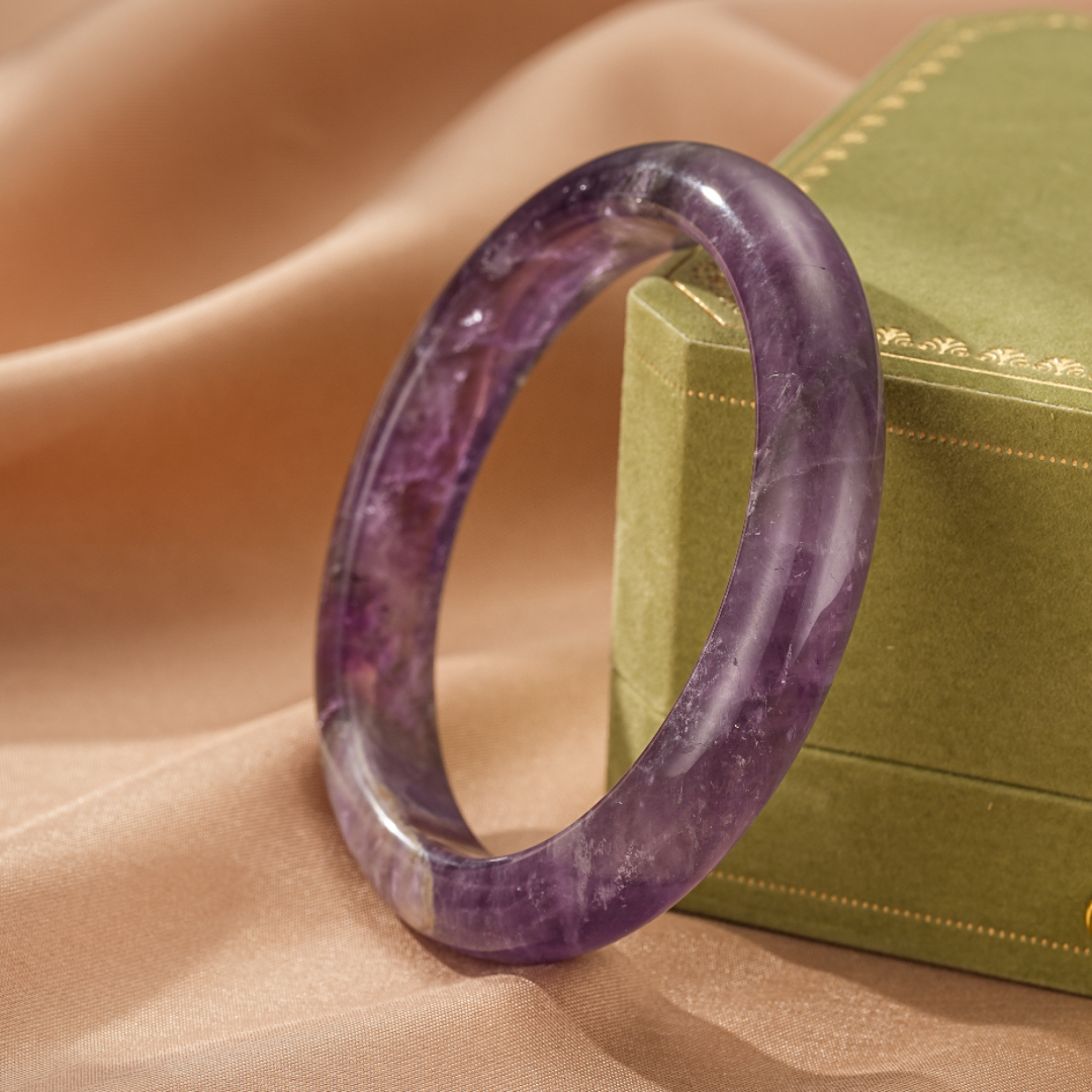 Bracelet Jonc Améthyste – Force Intérieure