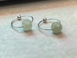 Boucles d'Oreilles Jade – Élégance Naturelle, Argent 925 photo review