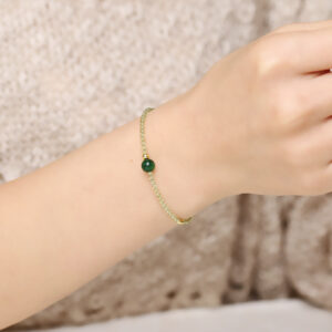 Bracelet Péridot et Jade – Vitalité Naturelle photo review