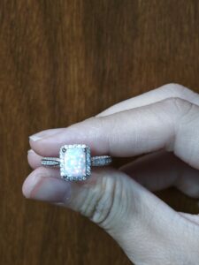 Bague Opale – Aura Royale, Argent photo review