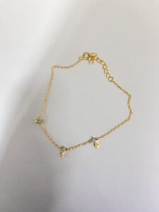 Bracelet Opale – Charme Étoilé, Argent Plaqué Or photo review