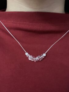 Collier Cristal de Roche – Aura Claire, Argent photo review