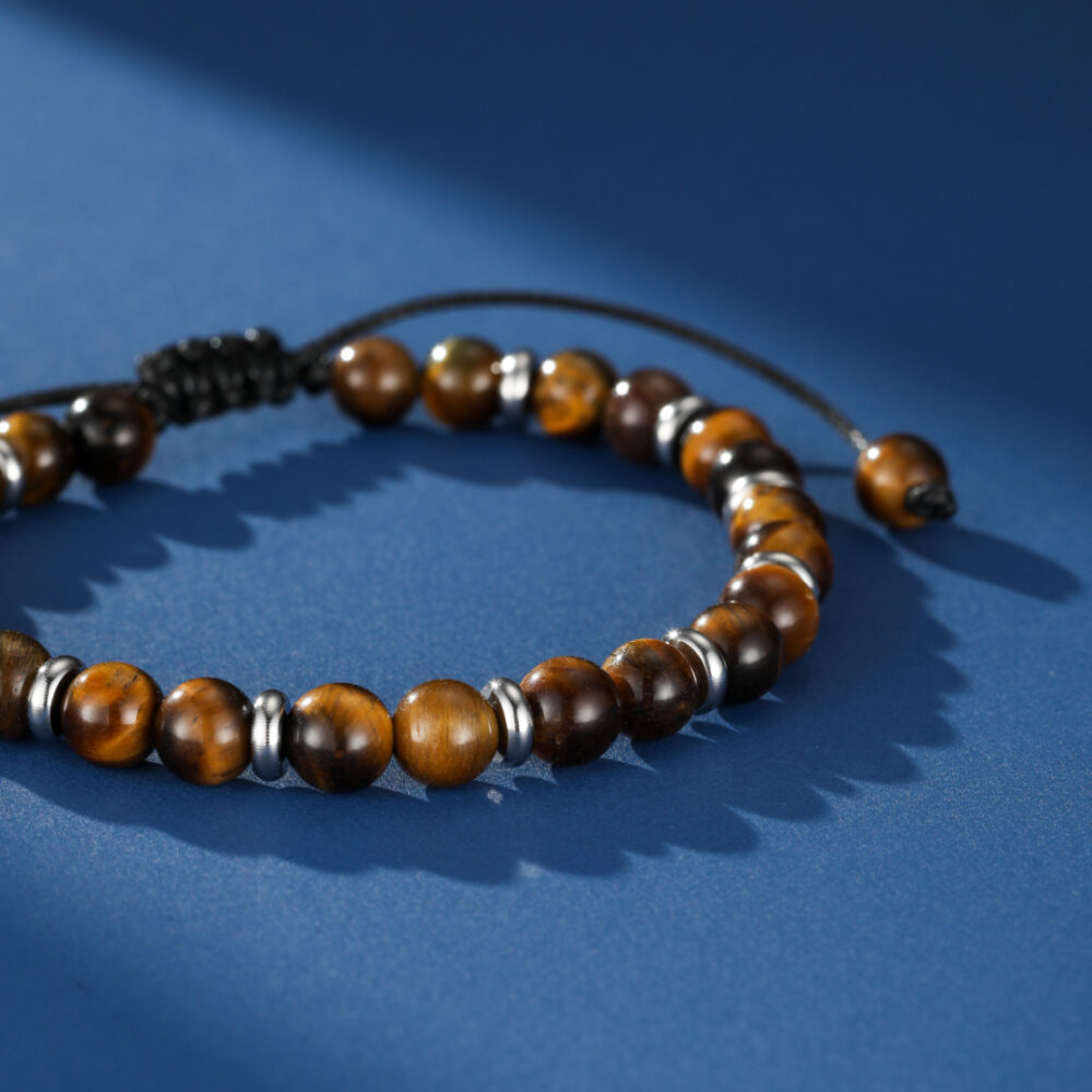 Bracelet Homme Œil de Tigre – Équilibre Viril