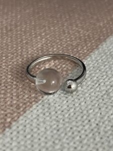 Bague Cristal de Roche – Sphère de Lumière, Argent photo review