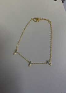 Bracelet Opale – Charme Étoilé, Argent Plaqué Or photo review