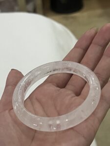 Bracelet Jonc Cristal de Roche – Clarté Pure photo review