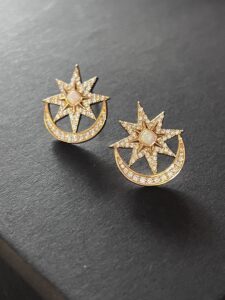 Boucles d'Oreilles Opale – Lune Étoilée photo review