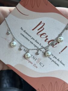 Bracelet Perle – Danse Lumineuse, Argent 925 photo review