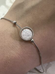 Bracelet Cristal de Roche – Clair de Lune, Argent 925 photo review