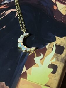 Collier Opale – Douce Lueur, Argent 925 Plaqué Or 18K photo review