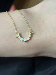 Bracelet Opale – Douce Lueur, Argent 925 Plaqué Or 18K photo review