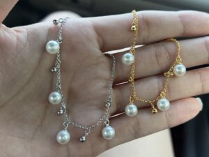 Bracelet Perle – Danse Lumineuse, Argent 925 photo review