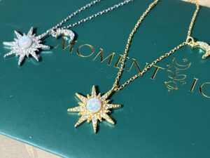 Collier Opale – Beauté Cosmique, Argent photo review