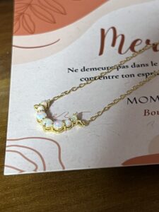 Bracelet Opale – Douce Lueur, Argent 925 Plaqué Or 18K photo review