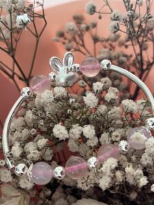 Bracelet Enfant Quartz Rose – Lapin Doux, Argent photo review