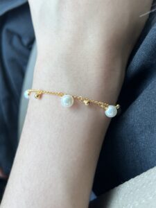 Bracelet Perle – Danse Lumineuse, Argent 925 photo review