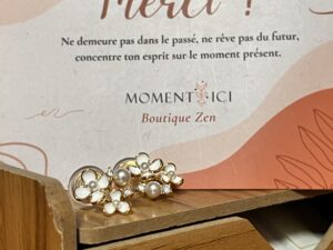 Boucles d'Oreilles Perle – Éclat Floral photo review