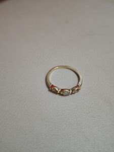Bague Opale et Pierre de Lune – Harmonie Astrale, Argent Plaqué Or photo review