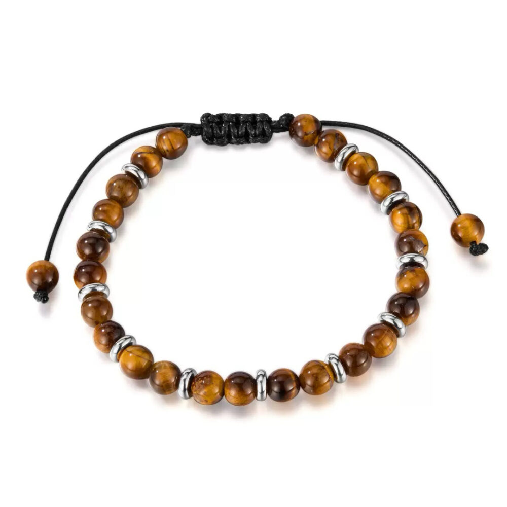 Bracelet Homme Œil de Tigre – Équilibre Viril