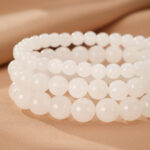 Bracelet Jade Blanc – Harmonie Intemporelle