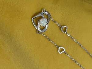 Bracelet Opale – Cœur Éternel, Argent photo review