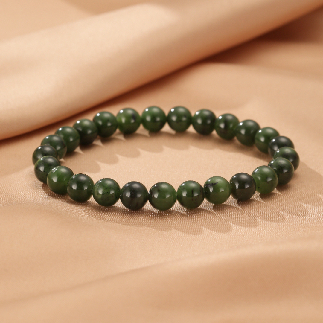 Bracelet Jade Vert – Échos de Sérénité