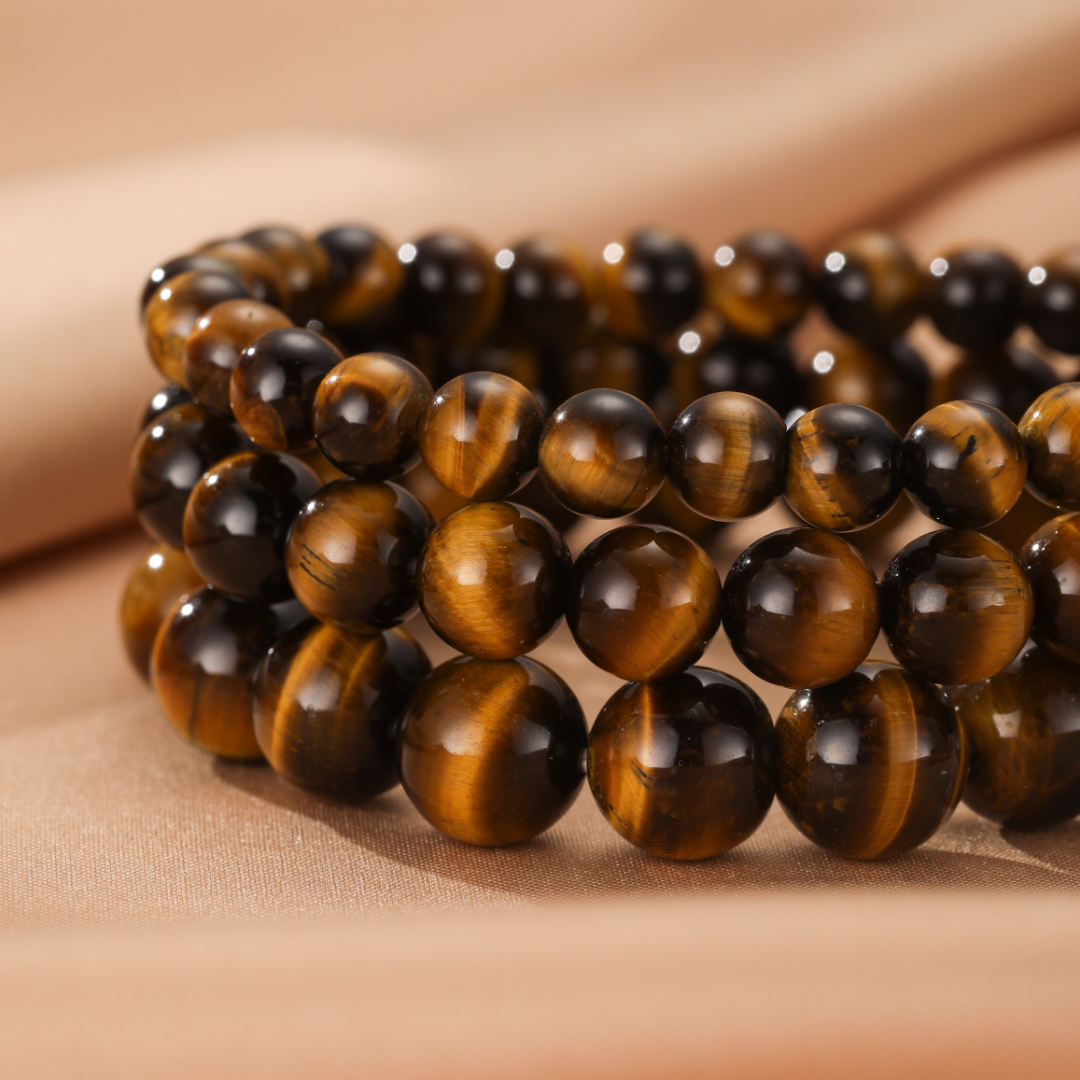 Bracelet Œil de Tigre – Force Ancestrale
