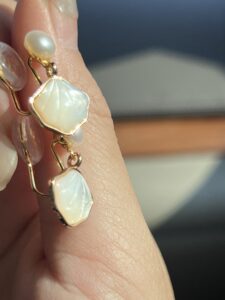 Boucles d’Oreilles Perle – Éclat Marin photo review