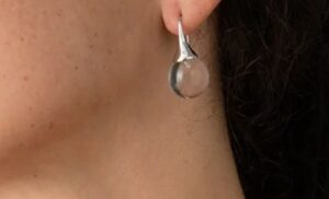 Boucles d'Oreilles Cristal de Roche – Lumière Pure, Argent photo review