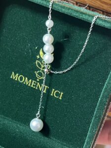 Collier Perle – Cascade Élégante, Argent 925 photo review