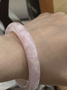 Bracelet Jonc Quartz Rose – Douceur du Cœur photo review