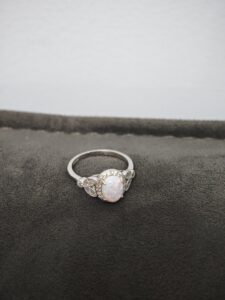 Bague Opale – Couronne de Lumière, Argent 925 photo review