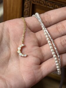 Collier Opale – Douce Lueur, Argent 925 Plaqué Or 18K photo review