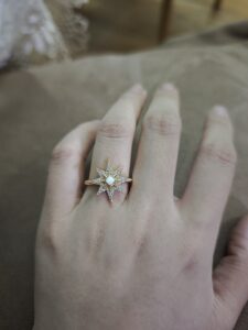 Bague Opale – Lune Étoilée photo review