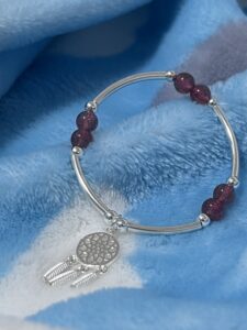 Bracelet Enfant Quartz Fraise – Rêve Étoilé, Argent 925 photo review