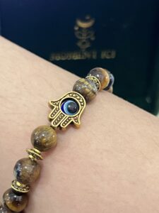 Bracelet Mauvais Œil Œil de Tigre - Protection photo review