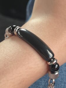 Bracelet Homme Œil de Tigre/Obsidienne – Lame Spirituelle photo review