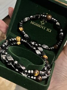 Bracelet Homme Hématite et Œil de Tigre – Force Sauvage photo review