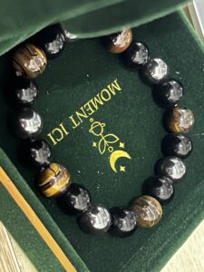 Bracelet Hématite, Obsidienne et Œil de Tigre - Tiqa photo review