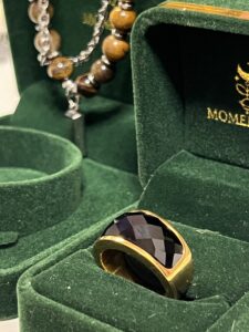 Bague Homme Obsidienne – Reflet Obscur photo review
